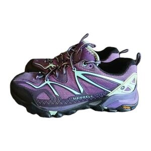Womens Size‎ 7 Merrell Vibram 0619 Sport Athletic Hiking Shoes  ROYAL LILAC #880